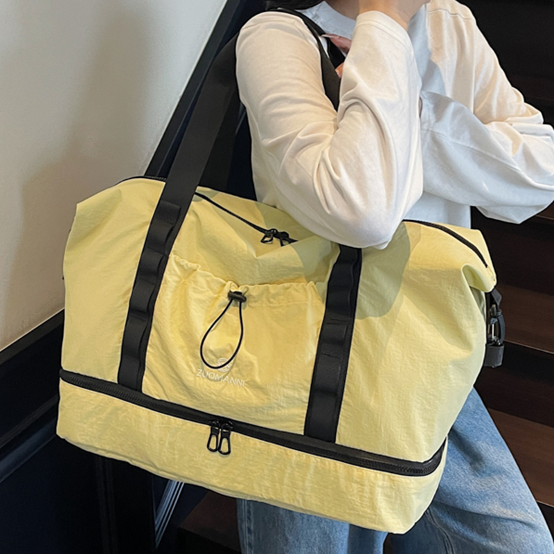 Yoga Fitness Bag - حقيبة سفر كبيرة السعة مع حجرة