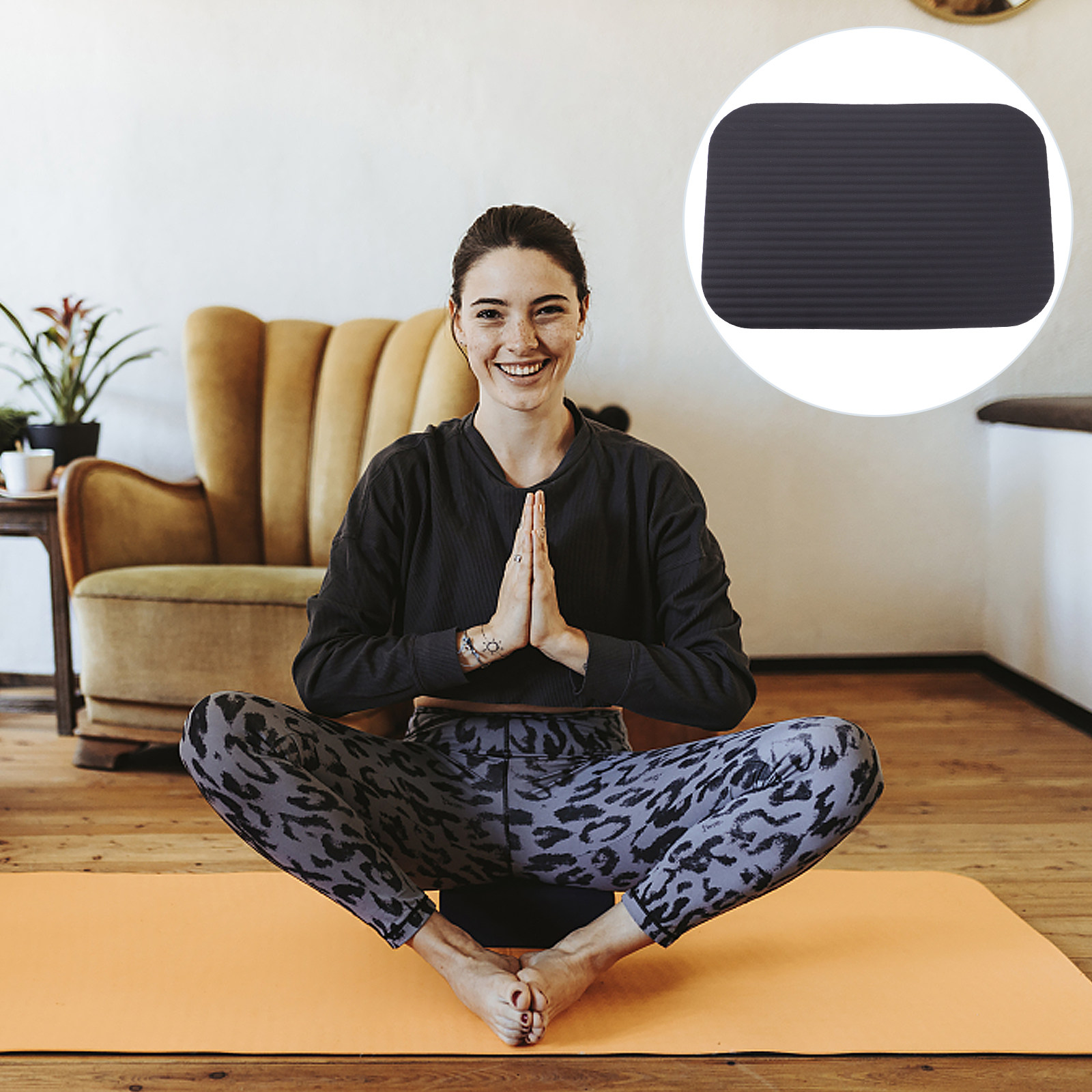 Yoga Of Fitness Mat - 1 قطعة وسادة ركبة لليوغا، وسادة