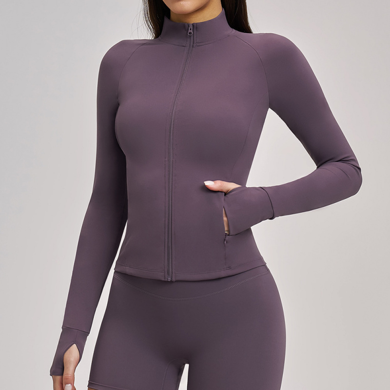 Yoga Fitness Jacket - ملابس يوغا ربيعية للنساء، سترة رياضية
