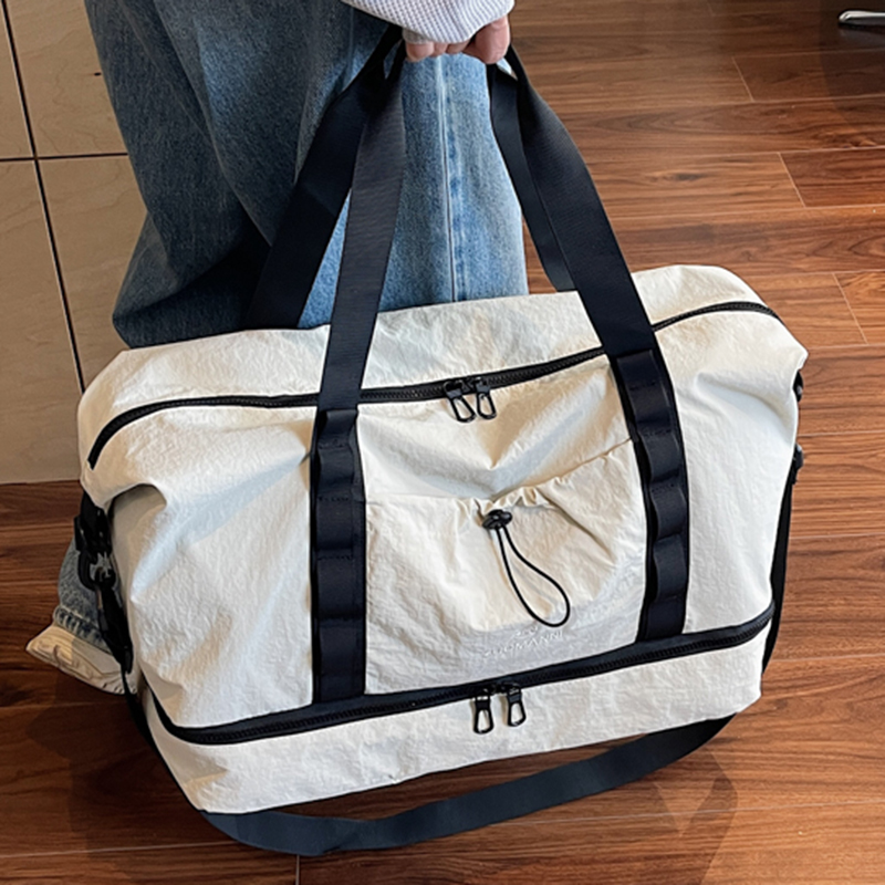 حقيبة سفر كبيرة السعة مع حجرة  - مراجعة Yoga Fitness Bag وسعره