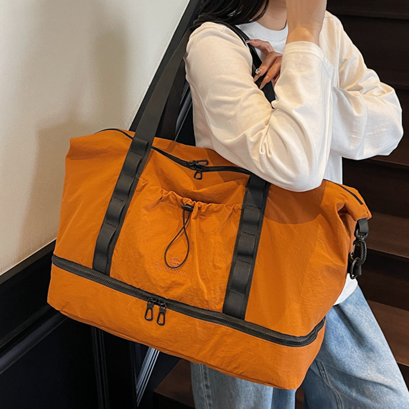 حقيبة سفر كبيرة السعة مع حجرة  - مراجعة Yoga Fitness Bag وسعره