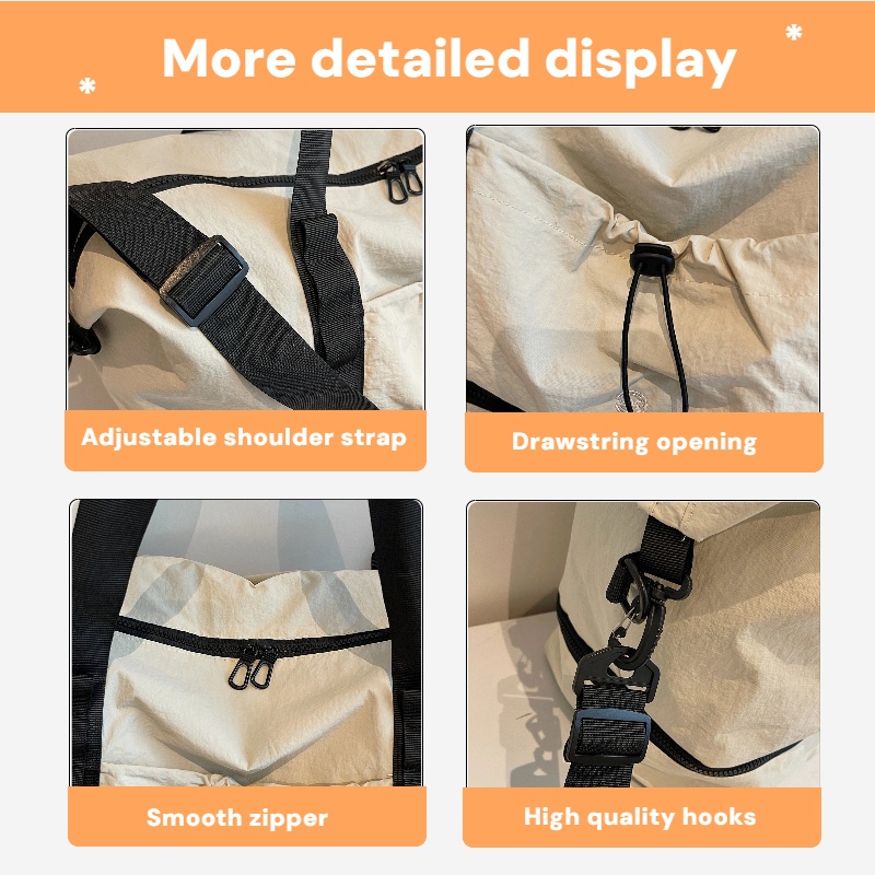 حقيبة سفر كبيرة السعة مع حجرة  - مراجعة Yoga Fitness Bag وسعره