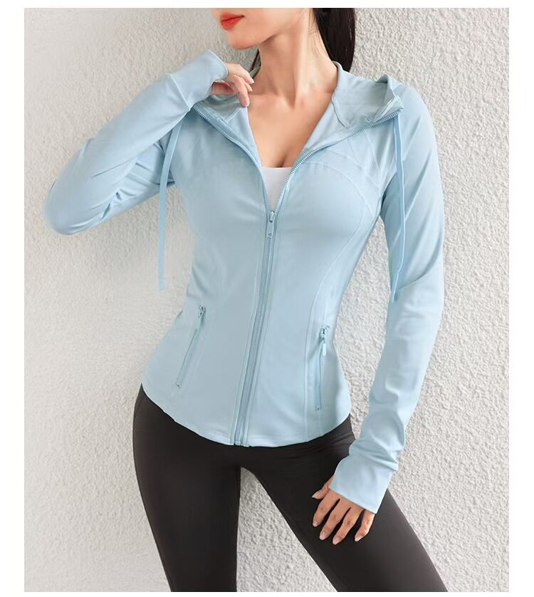 سترة يوغا نسائية بأكمام طويلة، - مراجعة Yoga Fitness Jacket وسعره