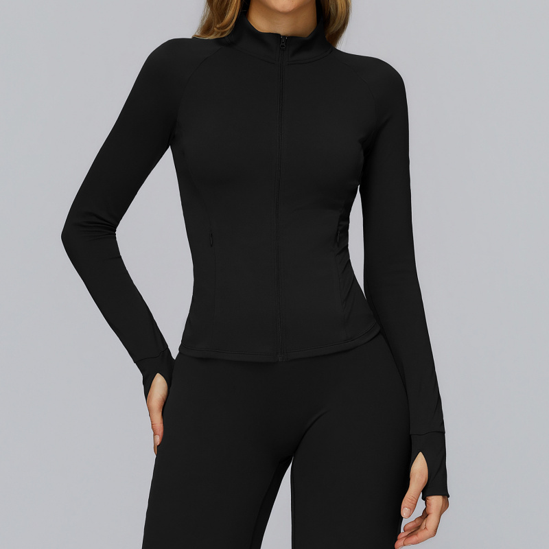 ملابس يوغا ربيعية للنساء، سترة - مراجعة Yoga Fitness Jacket وسعره